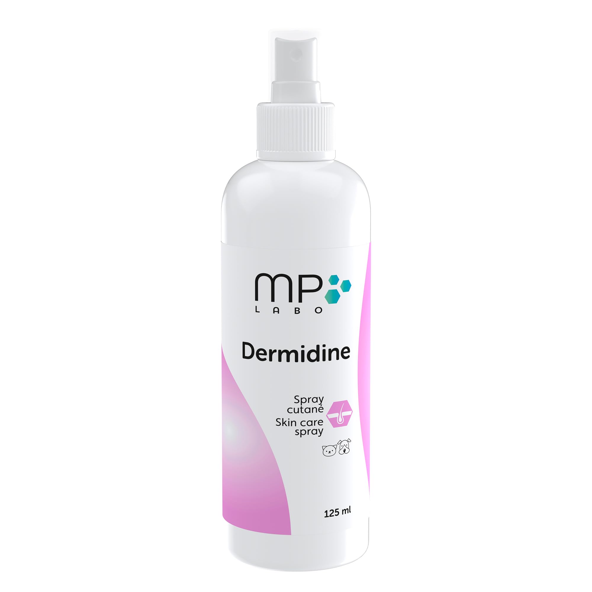 MP Labo Spray Dermidine – Spray pour l'Hygiène Cutanée pour Chien et Chat