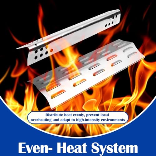 Image of Grill Replacement for Royal Gourmet GA5401T, Heat Plate Flavorizer Bar & Burner Tube & Igniter & Universal Adjustable Crossover Tube for Royal Gourmet Grill Replacement Parts, Stainless Steel