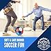 Revive Wonder The Indoor Ball — Soft Foam Padded Size 4 Soccer Ball for Kids (Ages 3+) — Essential House Ball or Soccer Gift for Quiet Juggling and Indoor Training — Realistic Touch (ThePatriot)