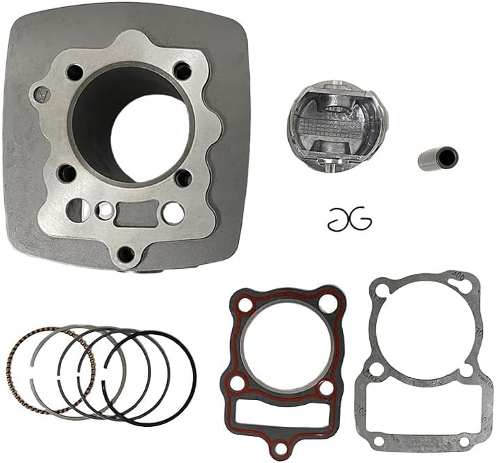 Engine Parts Cylinder gasket Piston Ring Set, Bore Size 65.5mm Piston Ring Kit Replacement Fit for Zongshen CG200 ZJ200 CG200 250CC
