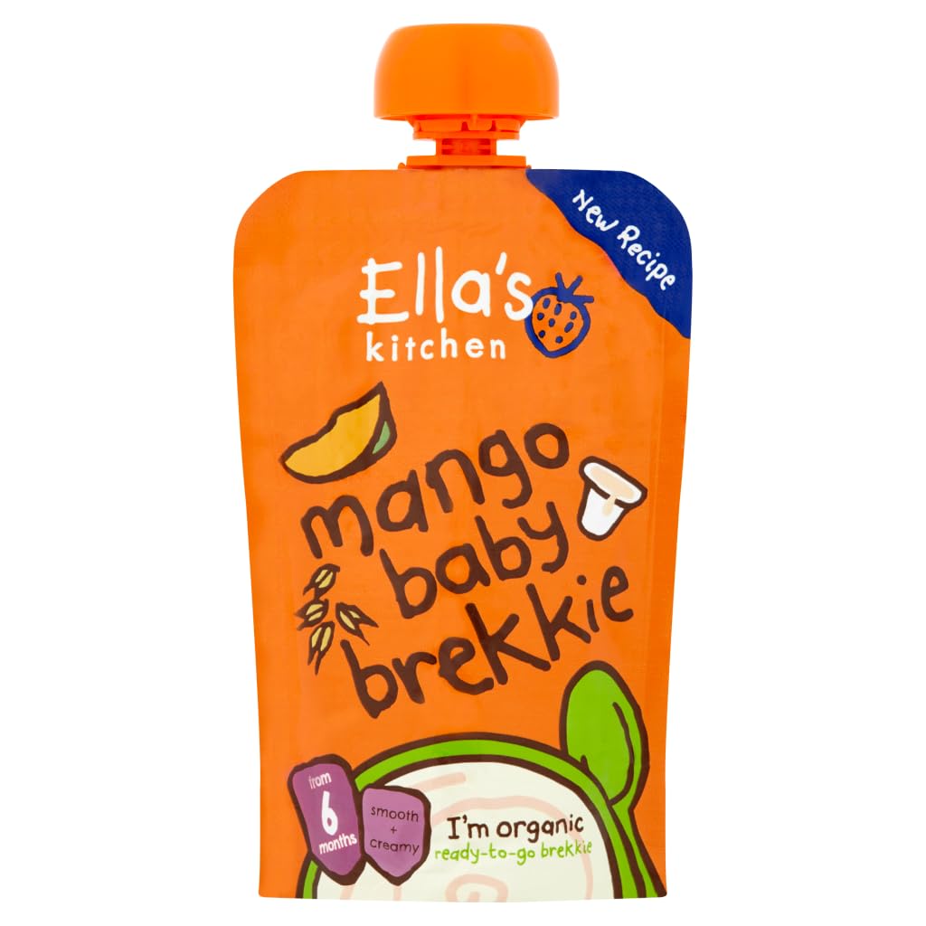 Ellas Kitchen Baby Brekkie - Mango 100g - 6 Pack