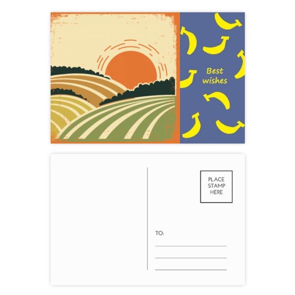 Carte postale merci motif arbre et hillside pour correspondance nature - 4