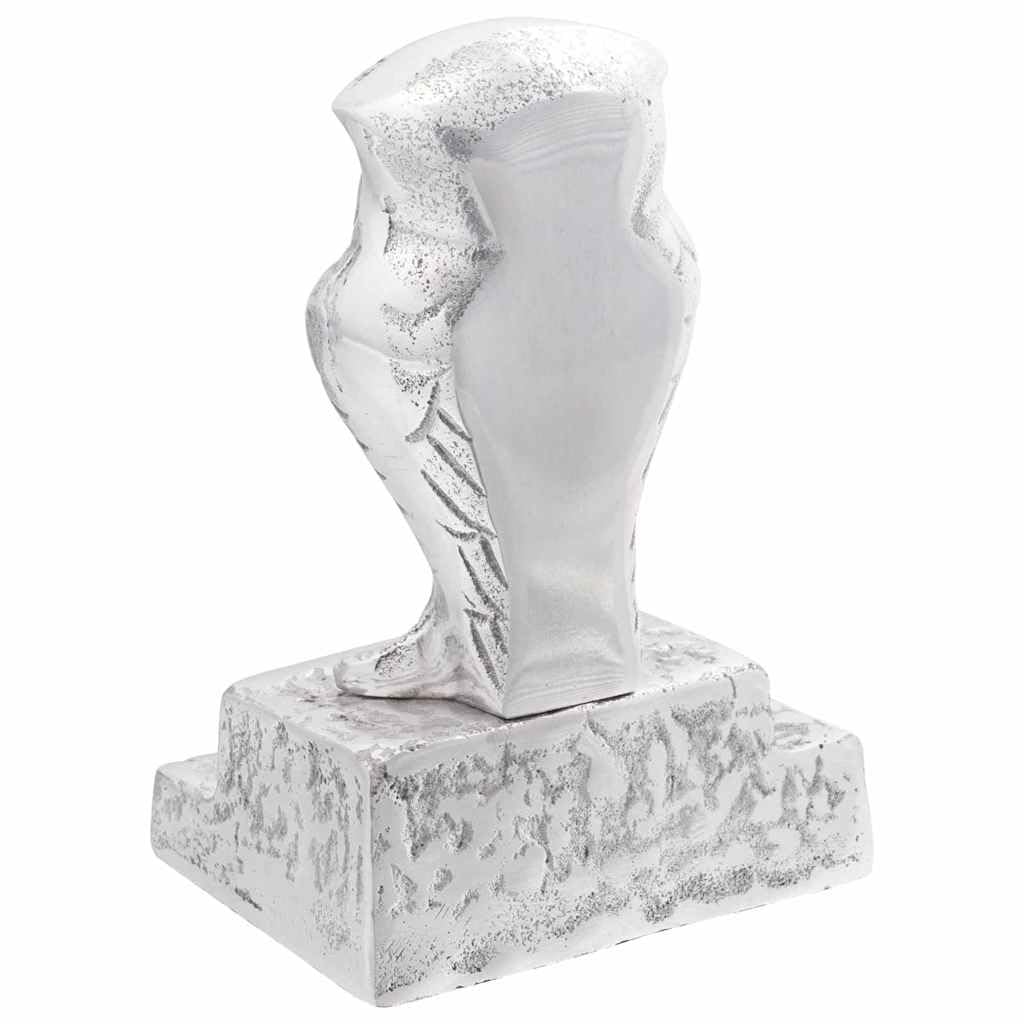Buchstützen 2er Set aus Aluminium, Hochglanz Silber, 4.7 x 3.5 x 7.5 Zoll, Dekoratives Regal-Accessoire für Büro und Wohnzimmer