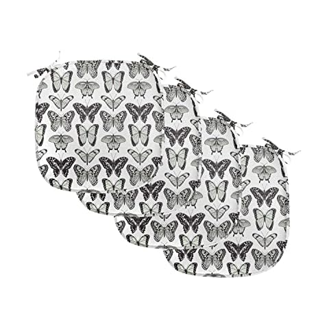 Lunarable Butterfly Chair Cushion Set Cover