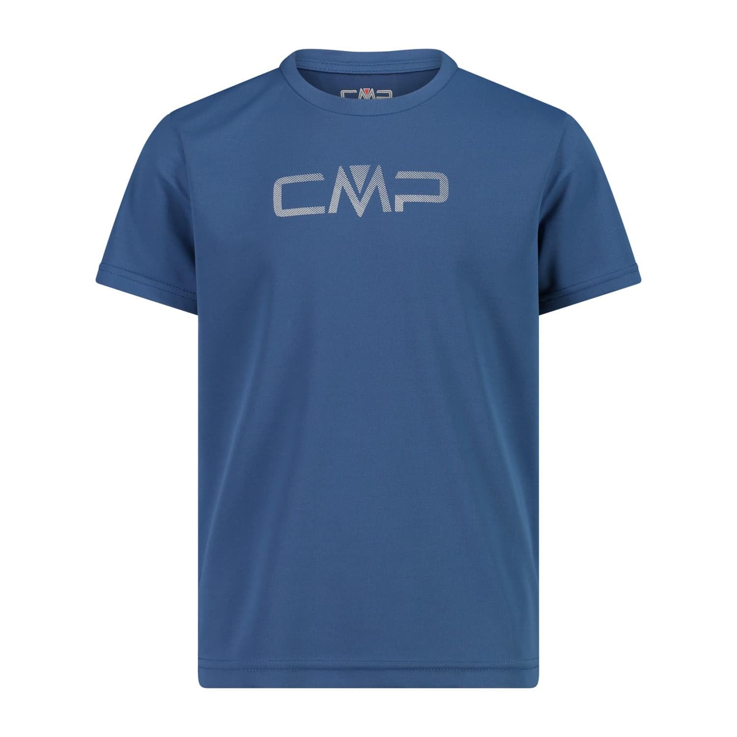 CMP Children's T-Shirt Unisex T-Shirt – Children and Boys (Pack of 1), Dusty Blue 01, 98