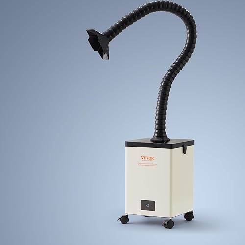 Miniatura 8 de VEVOR Extractor de humos de soldadura, extractor de humo de soldadura de 150 W con filtros de 3 etapas, 332 mh absorbente de humo de succión fuerte