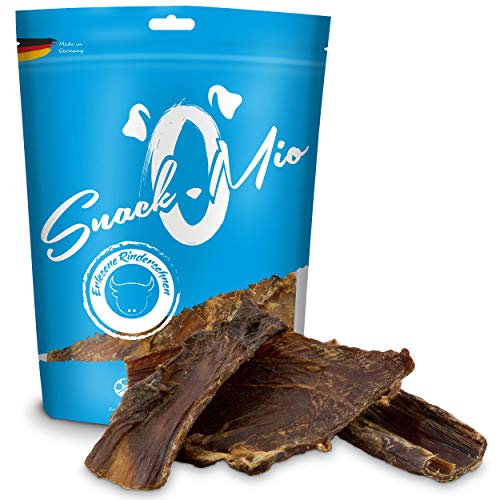 SnackOMio – Premium Hundesnack – erlesene Rindersehnen, getreidefrei, 1er Pack (1 x 500g)