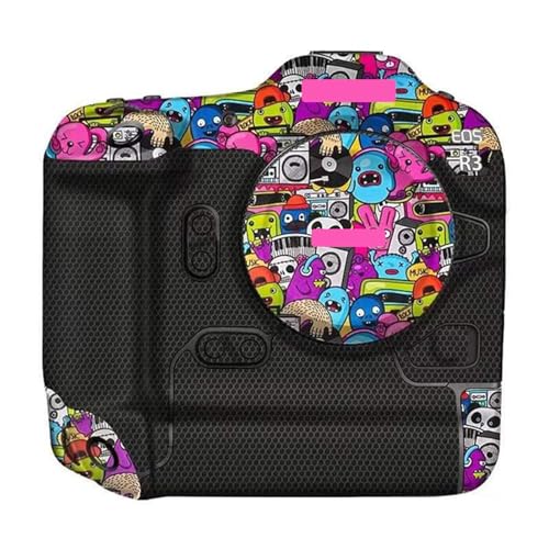 Protection vinyle haut de gamme Canon EOS R3 rose graffiti