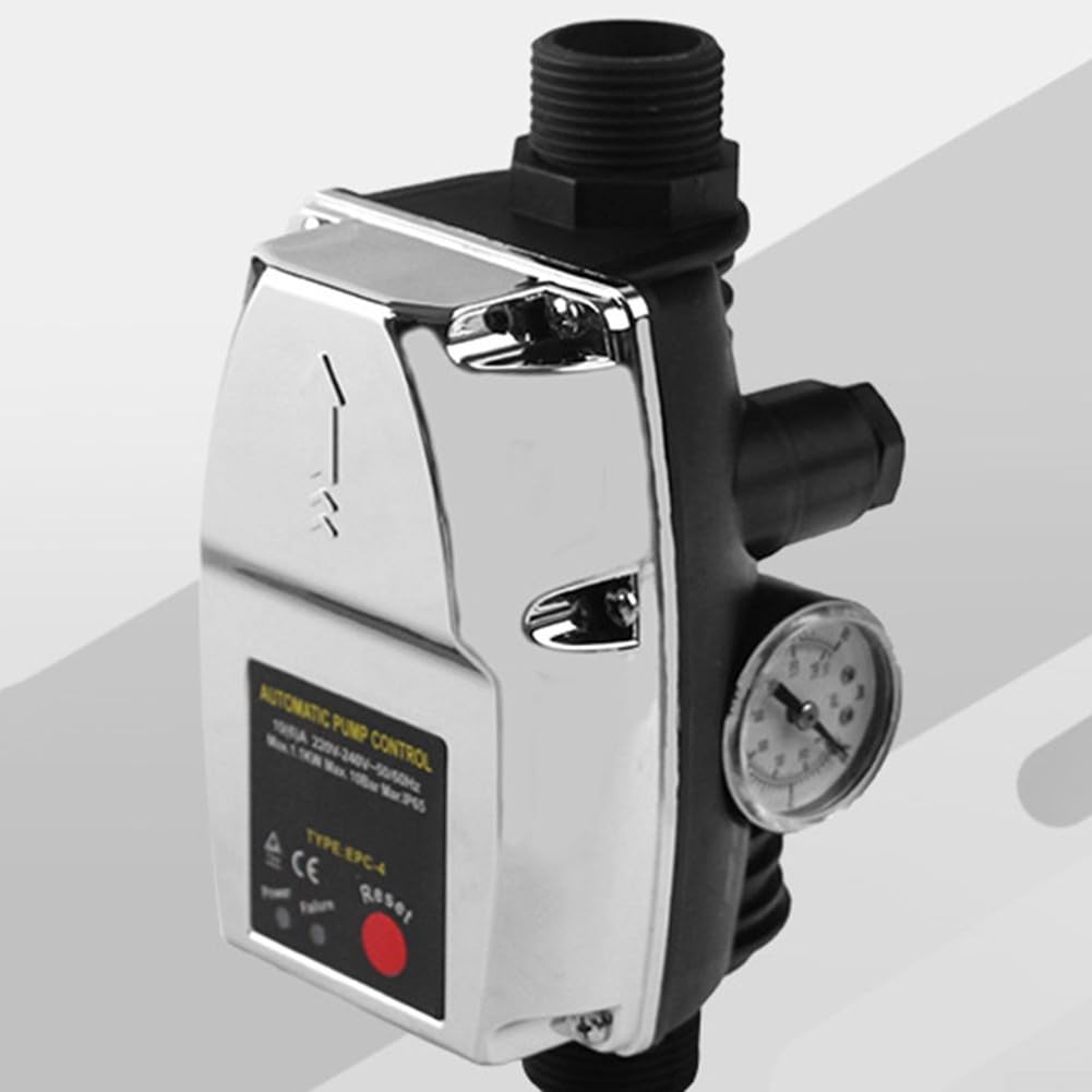 Pressostato digitale regolabile EPC4 max 10 bar per sistemi di gestione dell'acqua robusti in casa e giardino