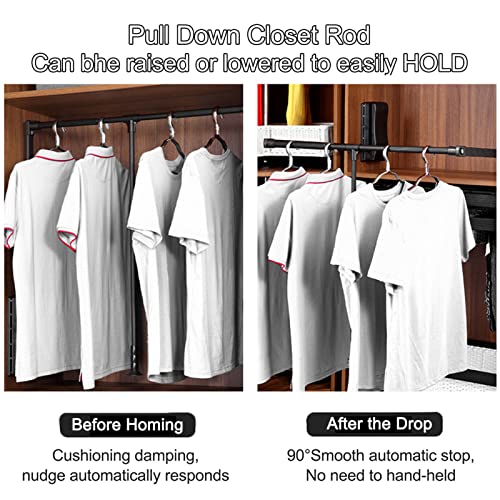 Tringle à vêtements réglable : la solution de rangement pour petit placard - 3