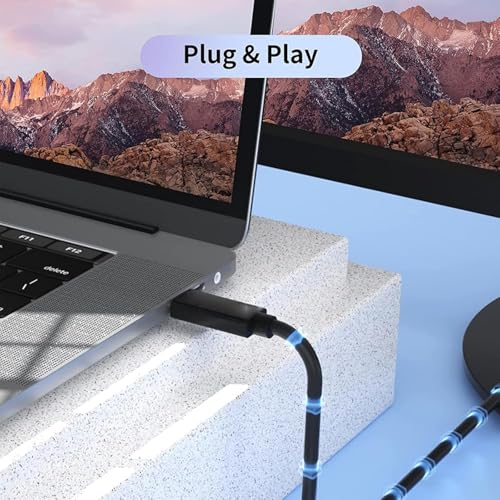 Image of MICROWARE USB Type C 3.1 to VGA Adapter Cable 1080P Type C Male to VGA Male Video Converter Cable for HDTV Projector Laptop Monitor 1 /1.8M