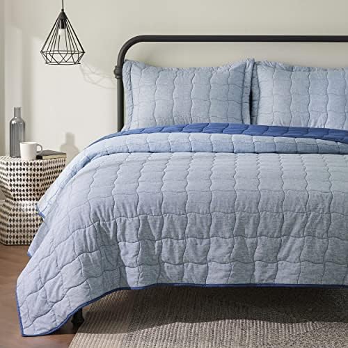 Amazon.com: Bedsure Blue Quilt Sets 