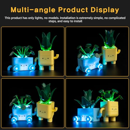 Kit de iluminacion Lego 10349 BrickSoul con luces regulables para plantas botanicas 4