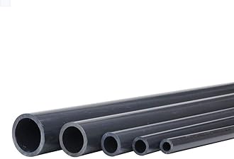 VENTRAL PVC Pipe Schedule 80 Grey 1/2 Inch (.5) Grey/PVC 3FT Feet