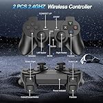 Wireless Retro Gaming Console Stick, Plug and Play TV Video Games Stick with Built-in 18 Emulators, Retro Drive 20000+ Games, 4K HDMI Output with 2 2.4G Wireless Controllers (64GB Memory Card) - Image 4
