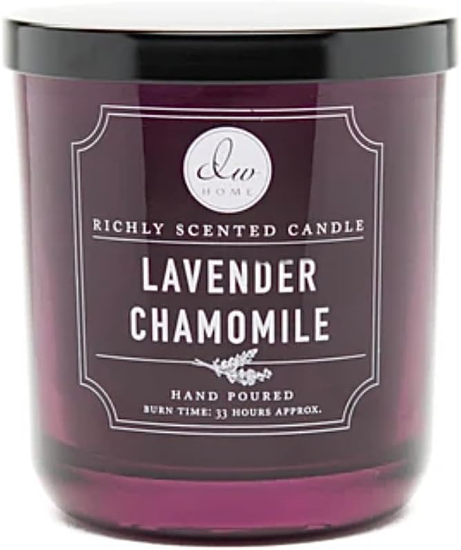 DW Home Lavender Chamomile Scented 10 Ounce Single Wick Candle