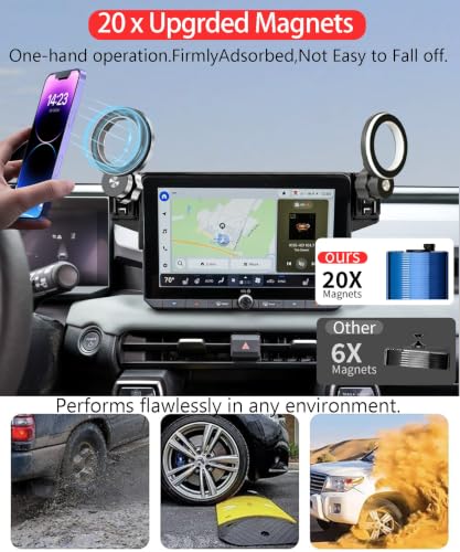 Image of Car Phone Holder for 2026 Toyota RAV4 /RAV4 Hybrid 10.5 inch Screen Accessories