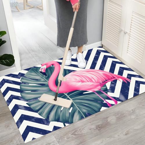 Tapis de sol super absorbant et lavable en machine en V - 8