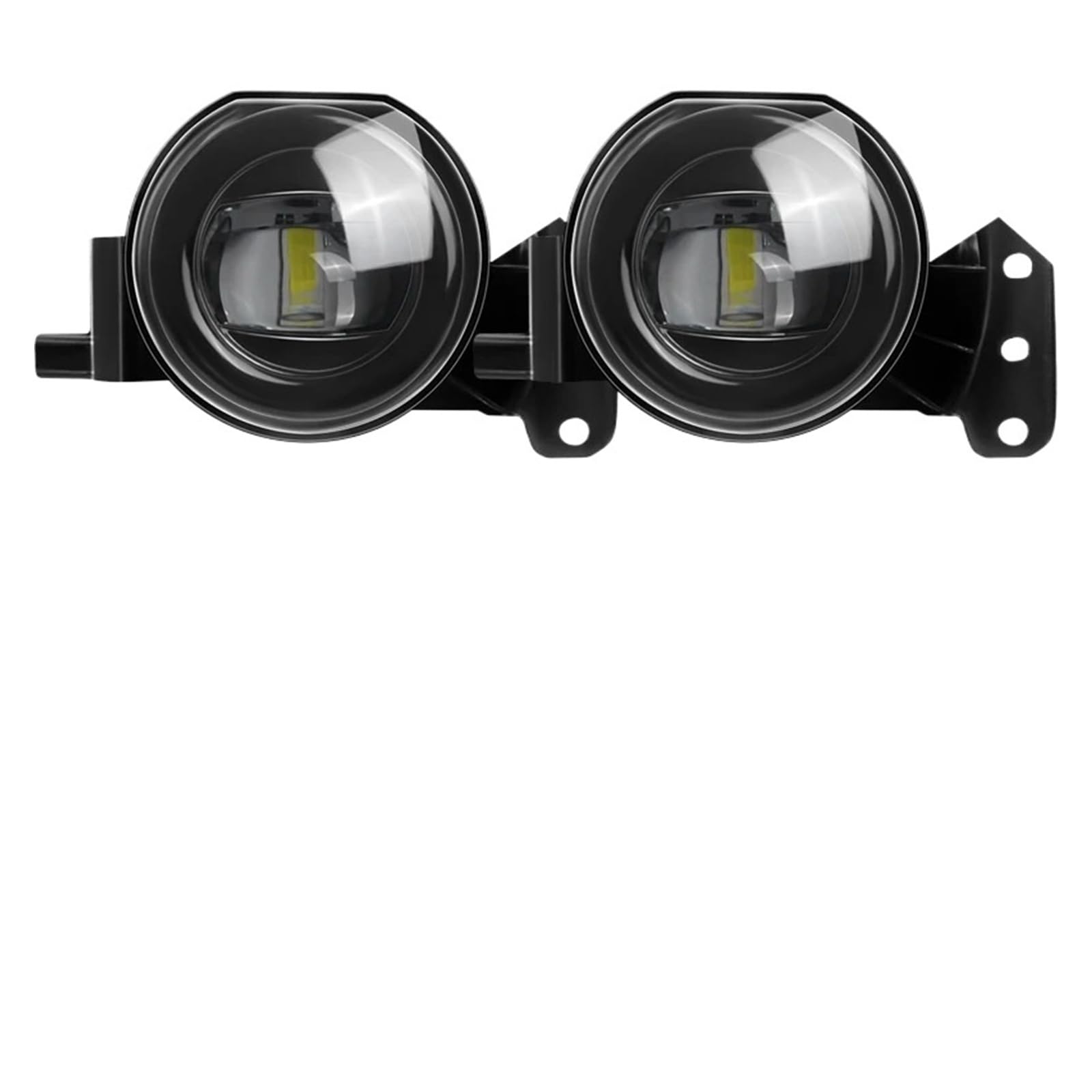 Faro Antiniebla E46 E60 E63 E90 525i 530i 545i 550i 323i 325i Canbus LED Antiniebla Lámpara De Circulación Diurna 9006 2 X Luz Ojo Ángel DRL(Blanco)