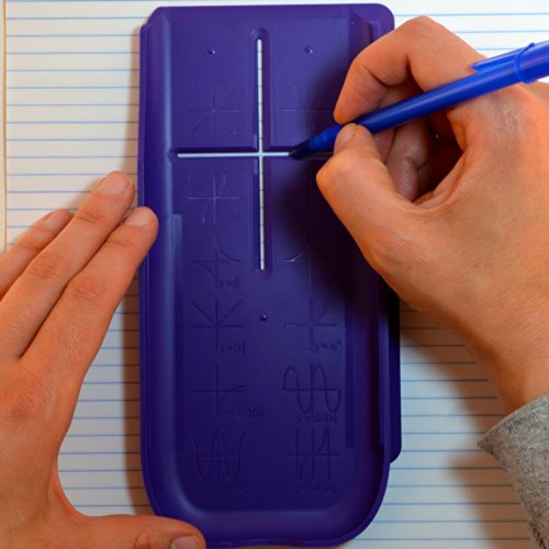 Ez Graphing Purple Hard Slide Cover (See Description For Details) For Ti 84 Plus, Ti 84 Plus C Silver Edition, Ti 89 Titanium (Not For Ti 84 Plus Ce) #TOP2