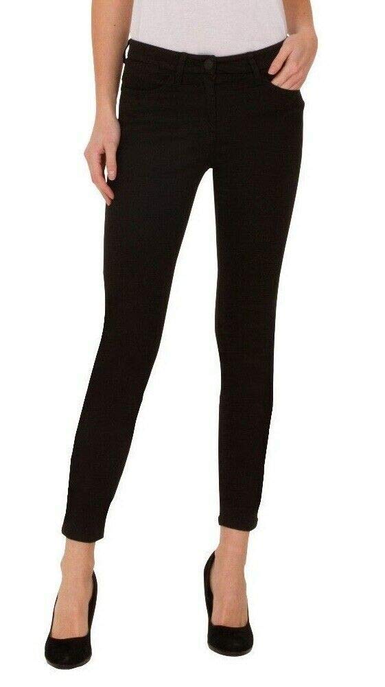 Ladies Ex Famous Store Skinny Knee Ripped Cut Skinny Stretch Denim Rip Jean