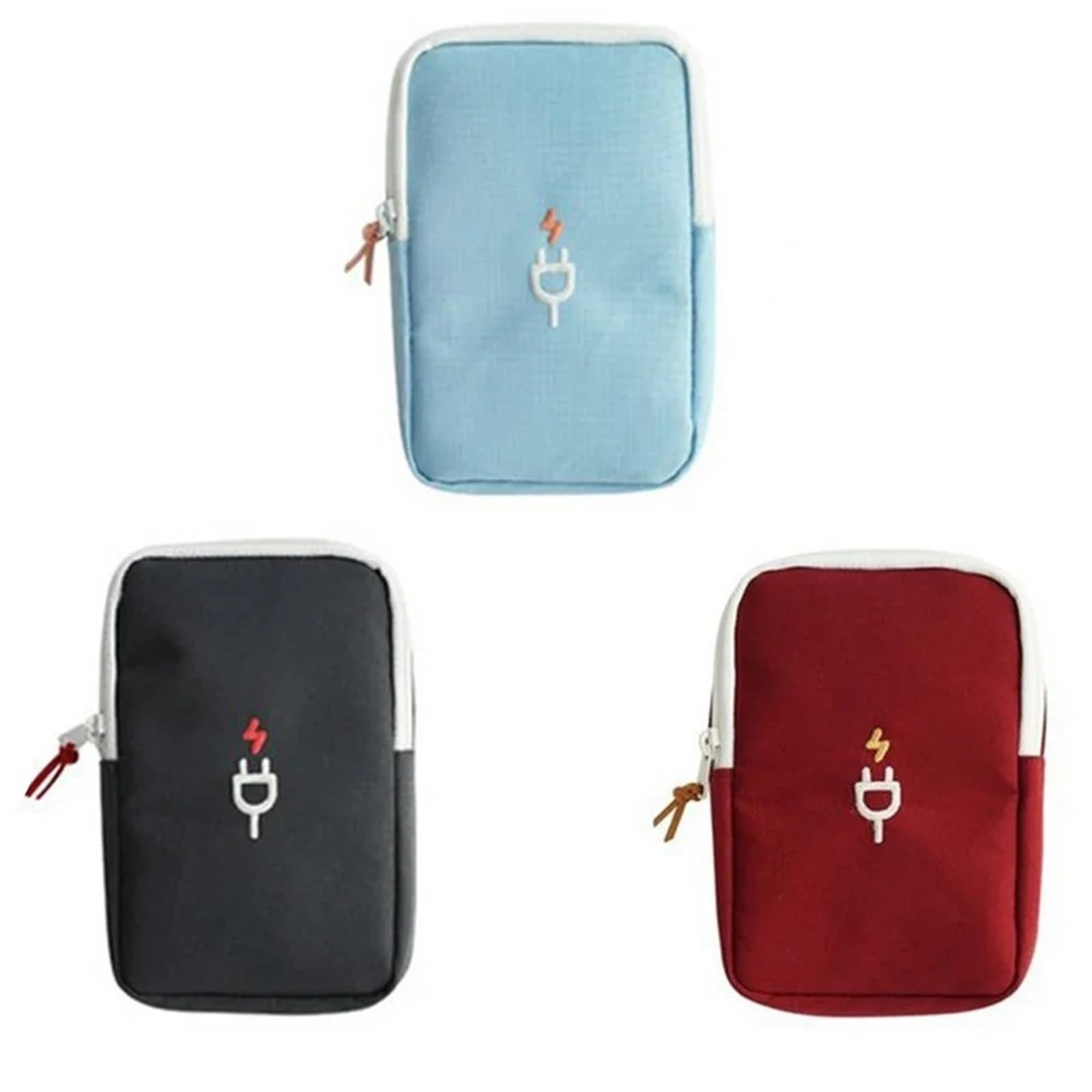 Borsa Per Cavi Custodia for il trasporto di accessori elettronici digitali portatili for gadget da viaggio, custodia for power bank USB per Accessori Tecnologici(40727-2-10pcs)