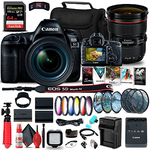 Amazon.com : Canon EOS 5D Mark IV DSLR Camera with 24-70mm f