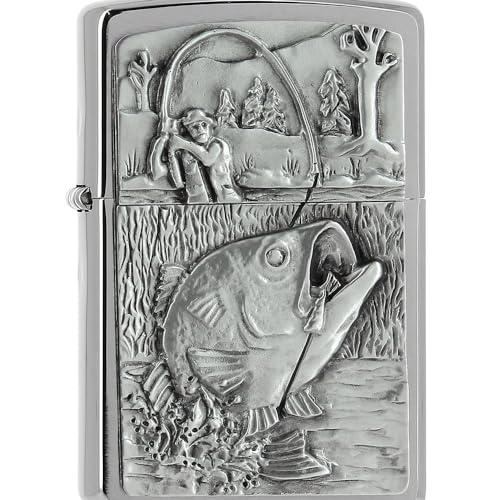 Encendedor Zippo Logo Bass Fishing miniatura 1