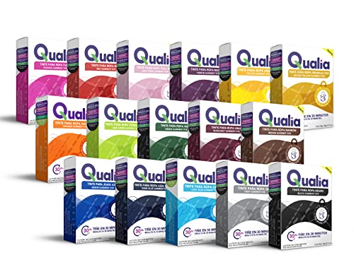 Qualia Fabric Dye, Tie Dye Refill Ultraplus 16 Pack, Vibrant All-Purpose Powder Dye, Permanent Dye For Clothes - Use For Tie Dye And More #TOP25
