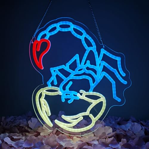 Image of Scorpion Neon Sign Night light for Bar Club Bedroom Hotel Pub Cafe Wedding Birthday Party Gifts