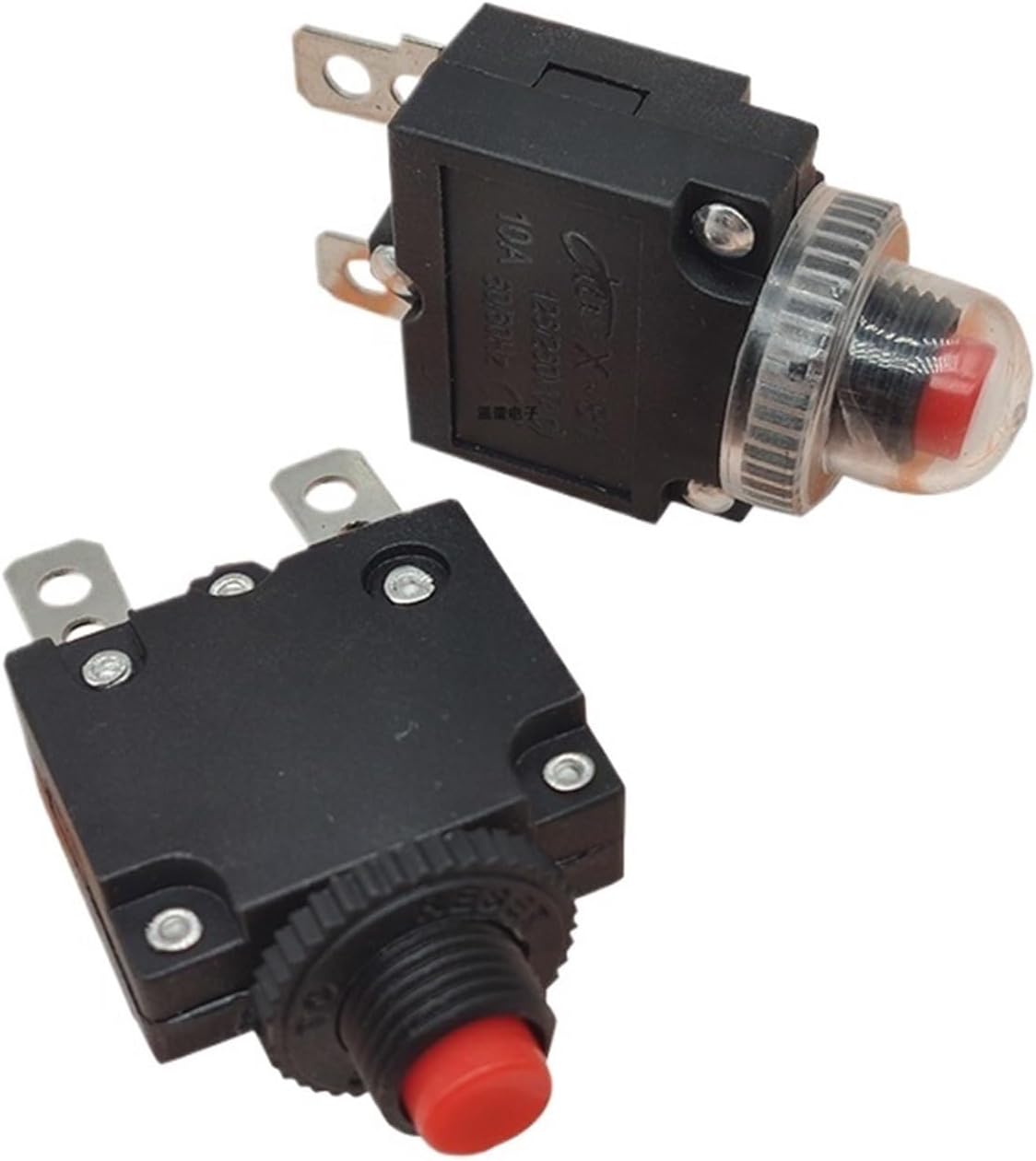 Circuit Breaker Overload Protector Switch Fuse 2A 3A 5A 6A 7A 8A 10A 15A 20A Without Waterproof Cap(6a)