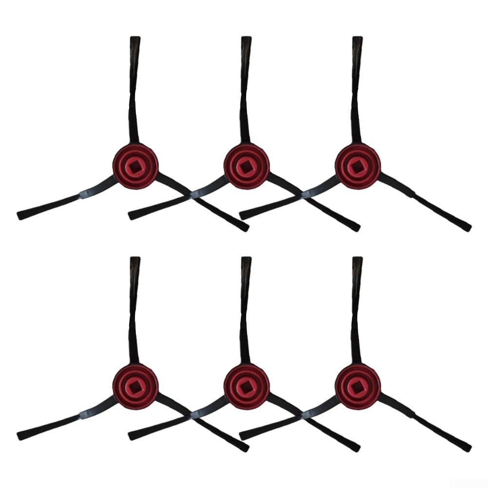Oniissy 6pcs Side Brushes Compatible with for For Laresar Mars01 / For Lubluelu SL68 Robot Vacuum Replacement Parts Robot Vacuum Cleaner Edge Sweeping Brushes, Corner Brush Accessories