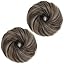 2PCS-Pepper Brown
