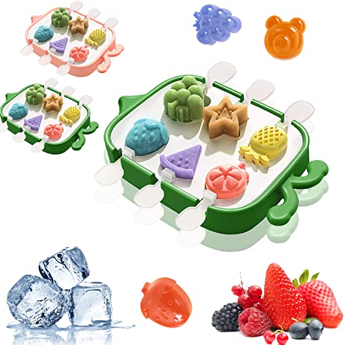 Stampini Per Ghiaccioli A Forma Di Ape - 6 Fori, Con Bastoncini, Sicuri Per Bambini - Foto 10