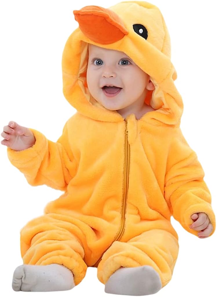TMOYJPX Disfraces Bebe Animales para Niño Niña 0 a 24 meses Cumpleaños, Disfraz Bebe Navidad Mameluco Mono Pelele Ropa Bebé Recien Nacido
