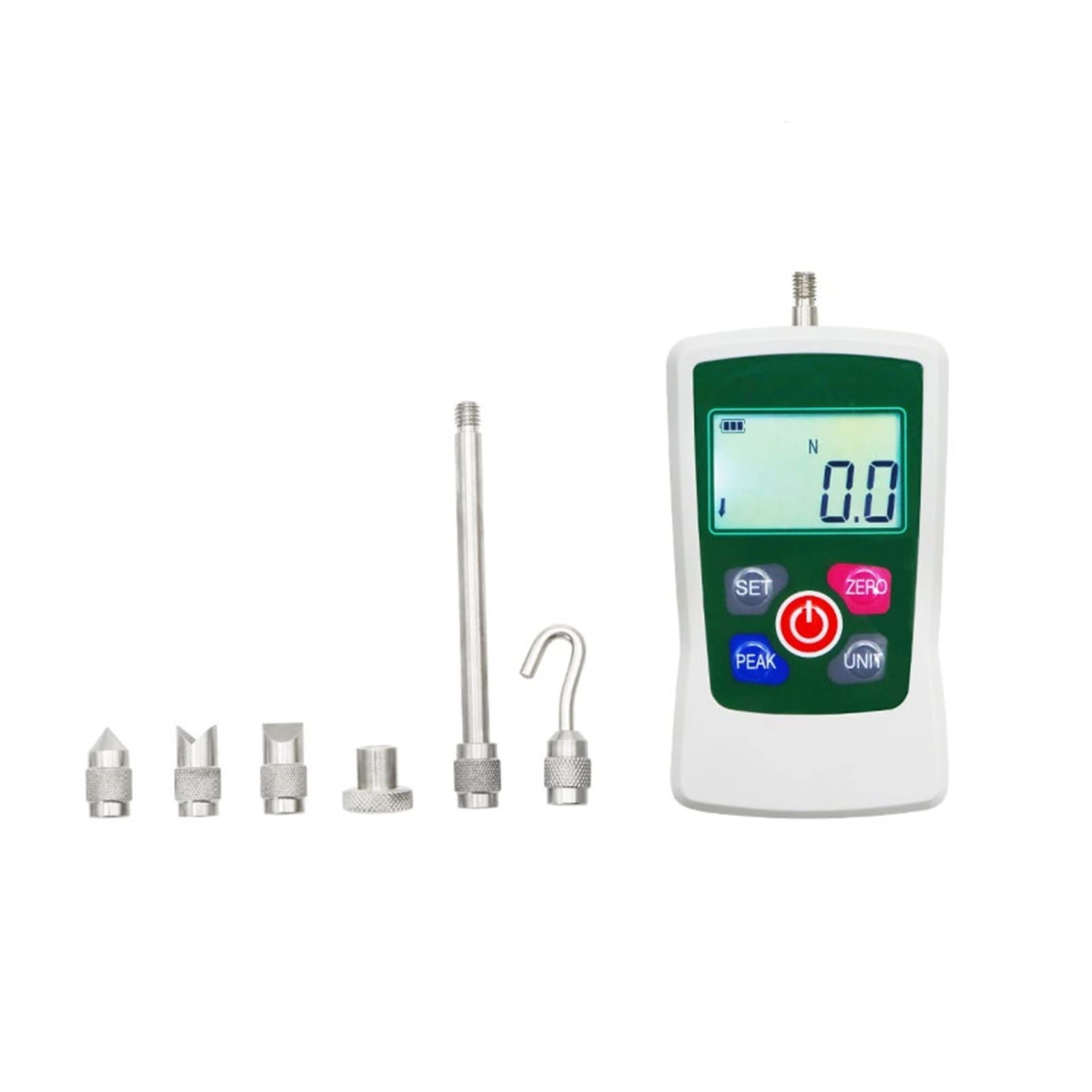Empuje Digital Pull Force Gauge Portátil Dinamómetro Calibrador de Alta precisión Presión presión Testador portátil,Alta precisión(200N)