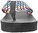 Skechers Cali Women's Vinyassa-Beweave It Flip Flop,Black/Multi Weave,7 B US