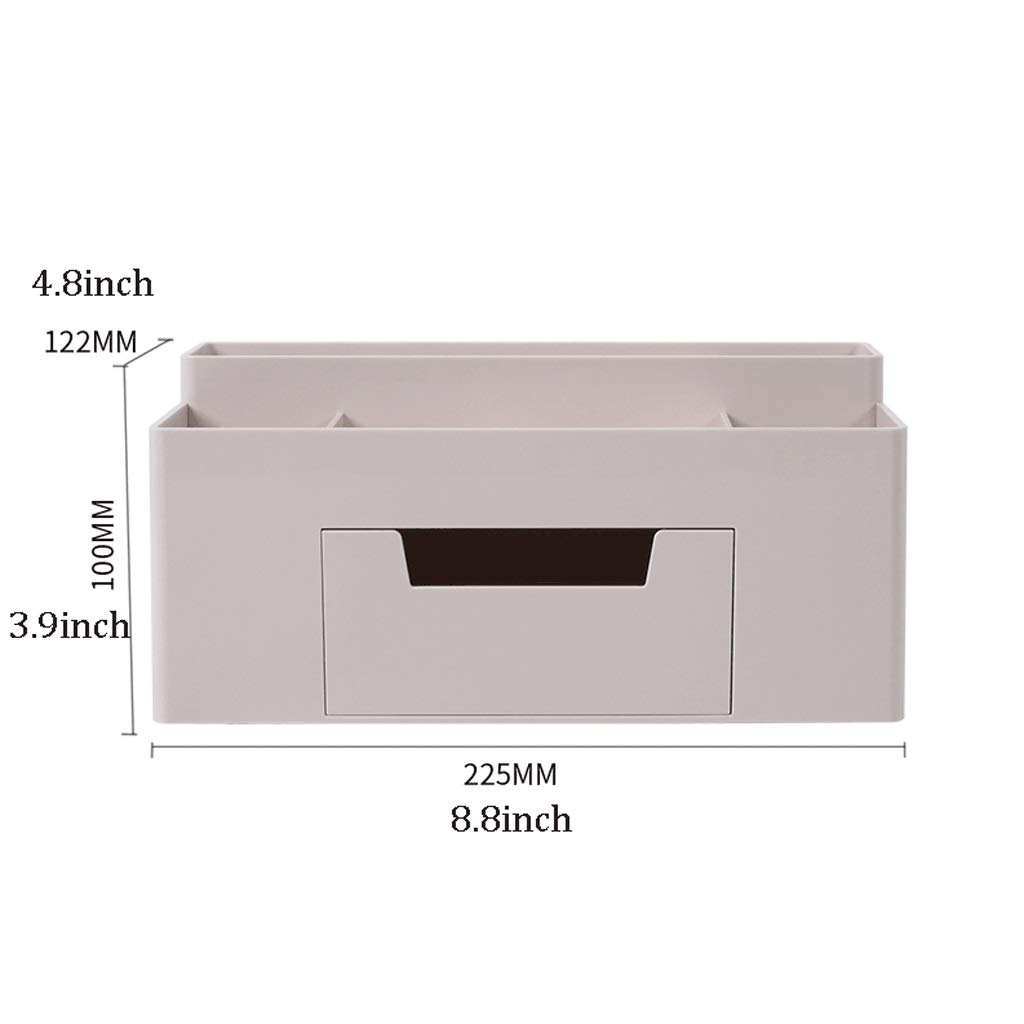 Uchwyt na pióro na biurko Desk Uchwyt na Pióro Stojak z szufladą Pióro Pole Box Container Makeup Organizator Organizator Przechowywanie Dla Office Home Multifunkcjonalne Pióro posiadacze