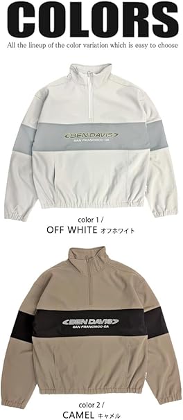 Amazon | BEN DAVIS ハーフジップ ジャケット ベンデイビス 裏