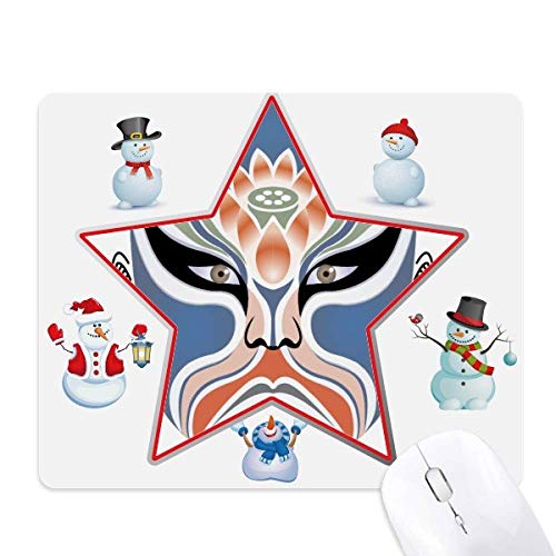 Tapis de souris opéra de Pékin coloré avec base en caoutchouc stable