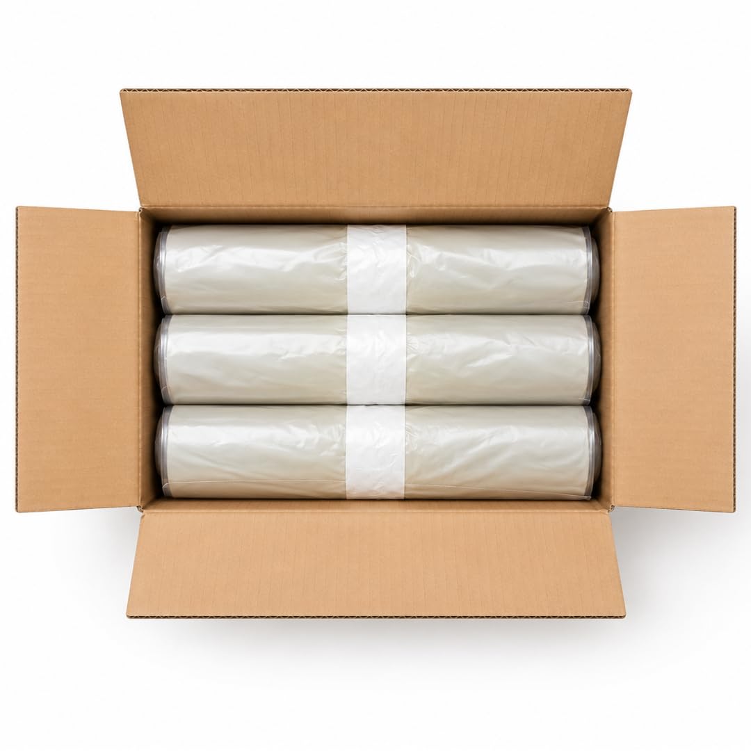 Bolsas de basura (100 unidades, 110 L, de gran formato, resistentes para restaurante, recolección, almacén, clasificación, contenedores y limpieza profesional