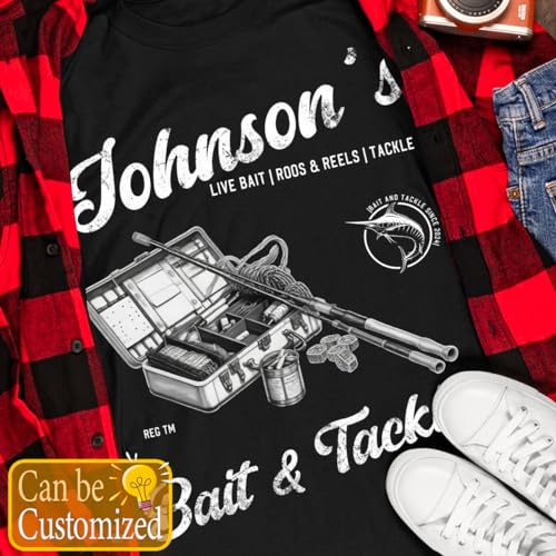 Fishing Bait and Tackle Dad Father Husband Boyfriend Shirt2