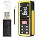Entfernungsmesser, Laser Entfernungsmesser mit LCD Hintergrundbeleuchtung, Elektronischer Winkelsensor, Pythagoras/Abstand/Fläche/Volumen Messungen( 0,05~40m/±2mm, m/in/ft/ft+in, 99 Datenspeicherung)