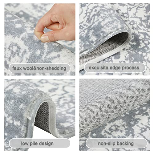 Homcomoda Boho Runner Rug With Rubber Backing Non Slip Washable 2'X6' Distressed Hallway Runner Rugs Vintage Carpet Runner For Hallway Entryway Laundry Room #TOP1