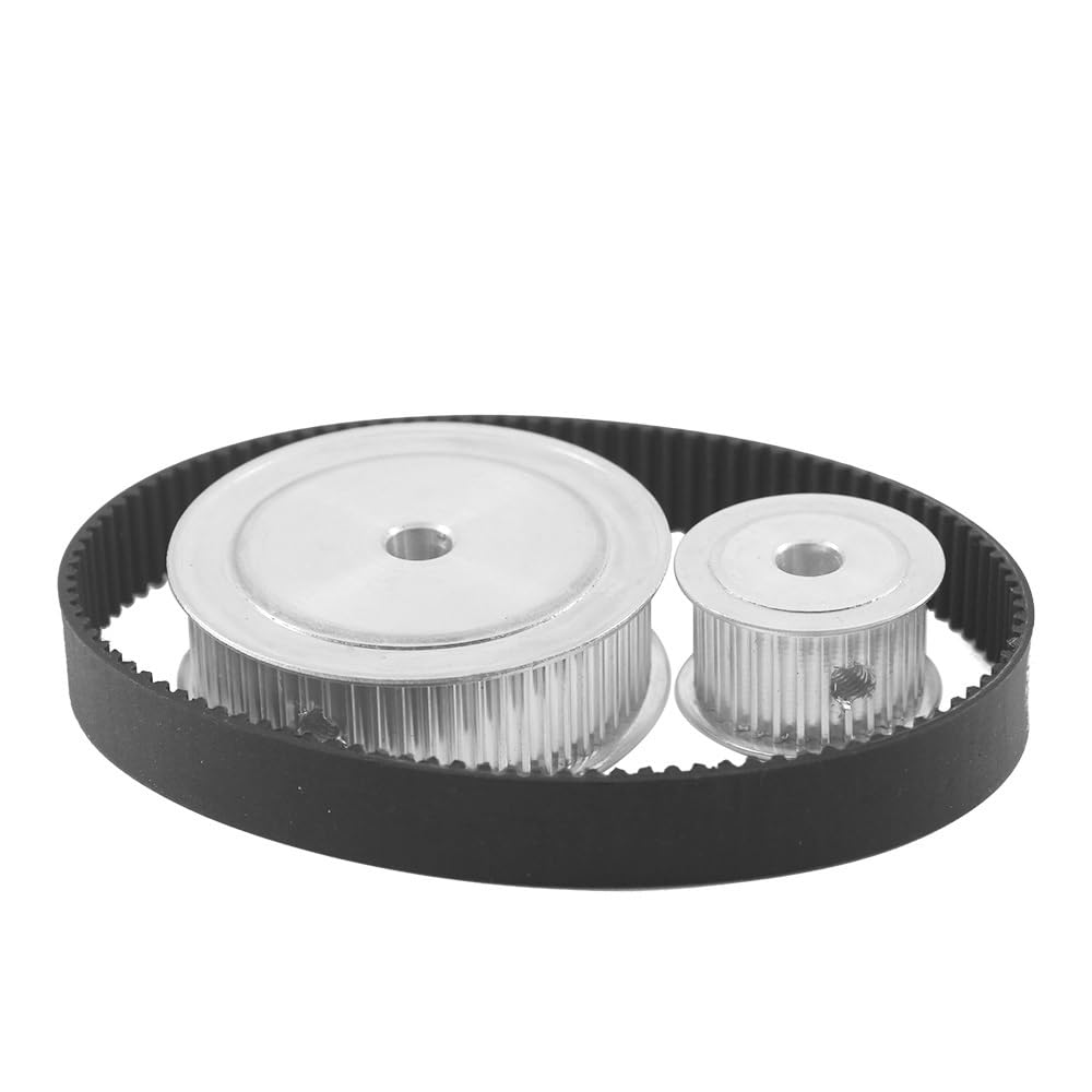 HTD3M Zahnriemensatz, 3M, 30T, 60T, Untersetzung 1:2, Synchronriemensatz, 16 mm Breite, HTD3M-339, Gummi-Antriebsriemen
