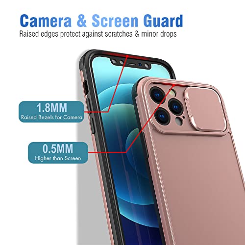Coque iPhone 11 antichoc à cache objectif coulissant push pull