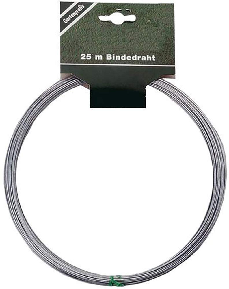 S de flor de alambre galvanizado. 1,0 mm de 25 m de anillos