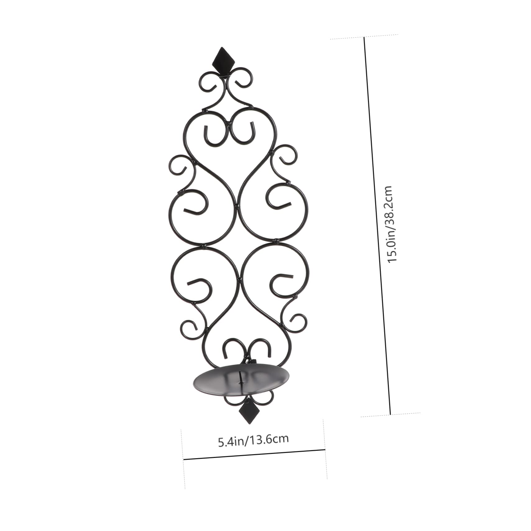 HOOTNEE Elegant European Style Decorative Candlestick Holder Home Decor for Parties