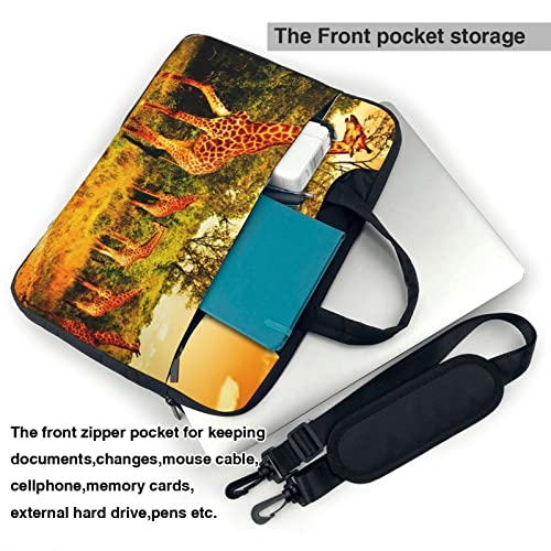 Maletín Wild Giraffe para Laptop unisex 13 pulgadas miniatura 4