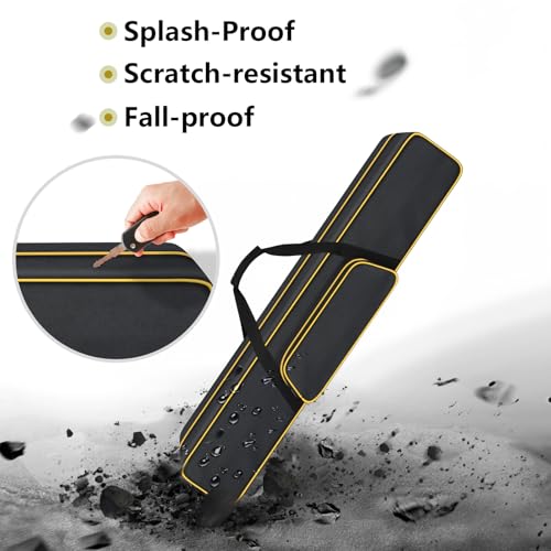 Image of Pole Saw Bag for WORX /for DEWALT /for Greenworks /for EGO Power+ /for BLACK+DECKER Electric Telescoping ChainSaw, Cordless Power Saw Storage Case for Extension Tree Trimmer Attachment(Box Only)-Yellow
